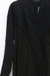 Marc le bihan double fabric dress 2185 black